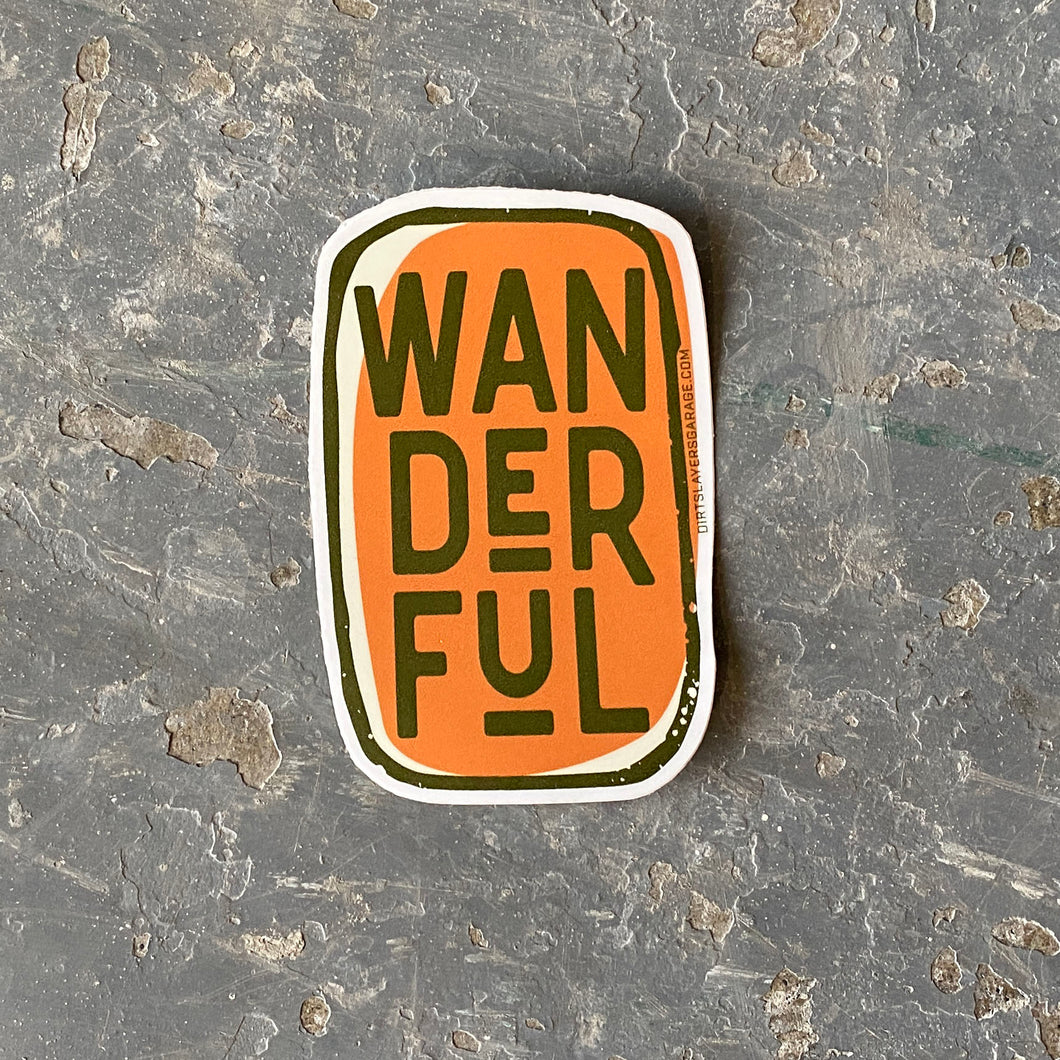 Wanderful Sticker
